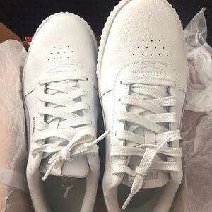 Puma White Sneakers with SoftFoam+